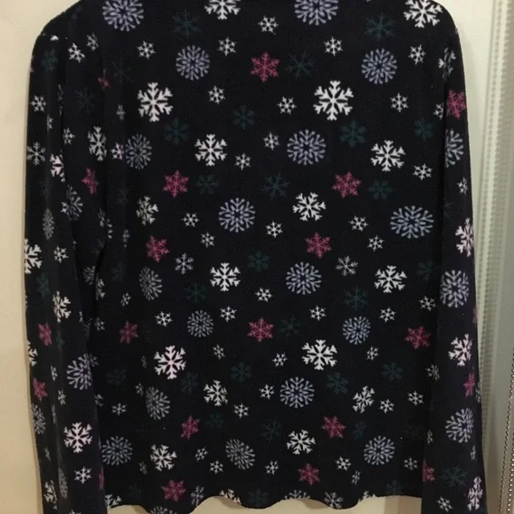 Women's Snowflake Patterned Jacket - Picture 4 of 5